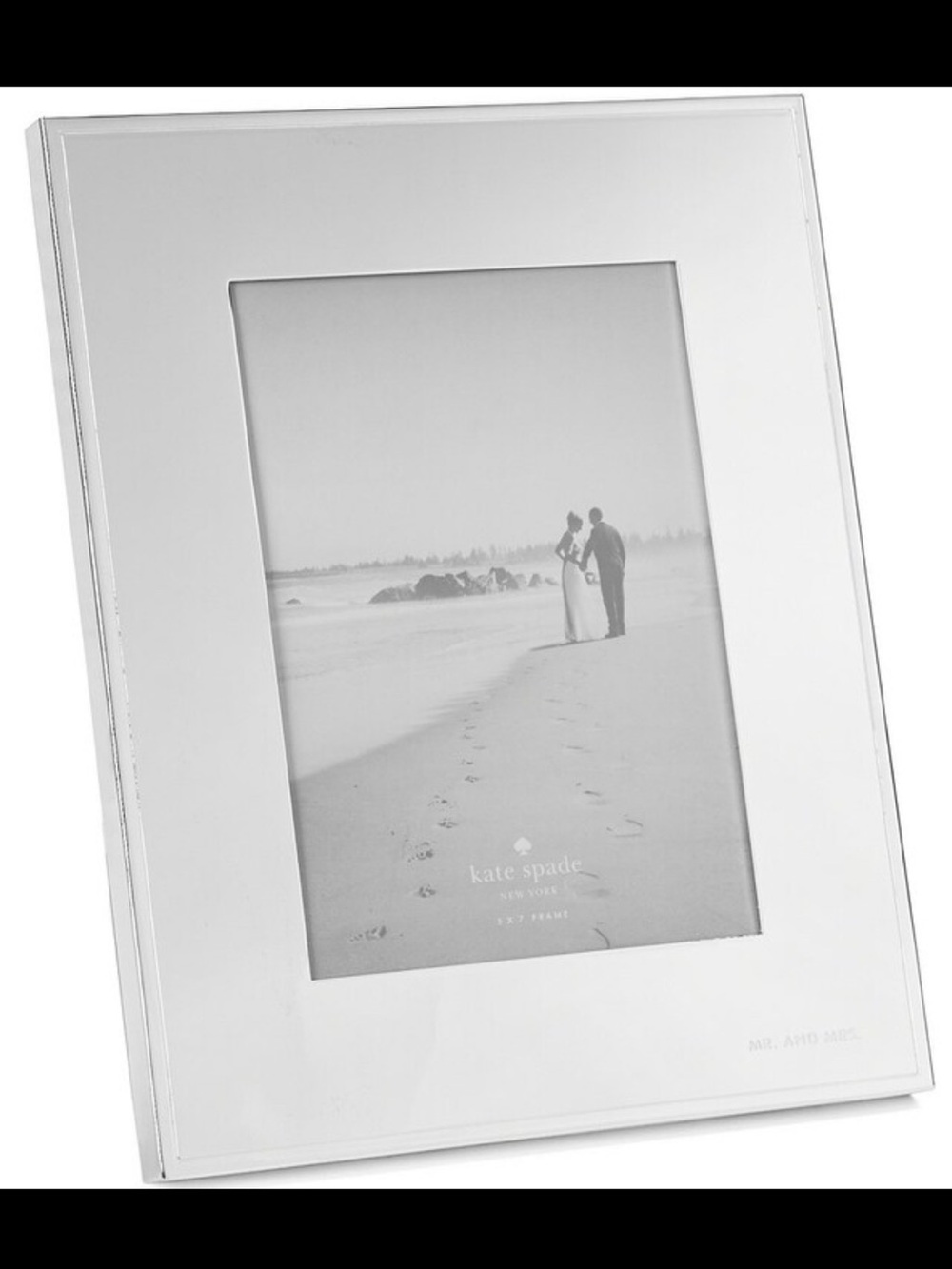 kate spade New York Darling Point “Mr. & Mrs.” SilverPlate Wedding Picture Frame